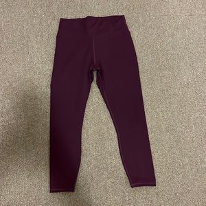 purple leggings